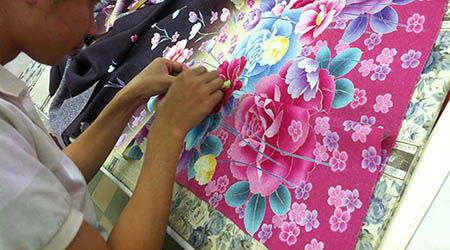 ベトナム高級手縫い仕立て着物の33年 KIMONO E JAPAN