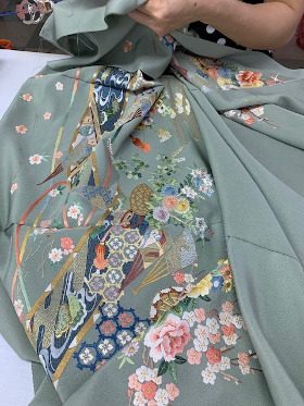 ベトナム高級手縫い仕立て着物の33年 KIMONO E JAPAN